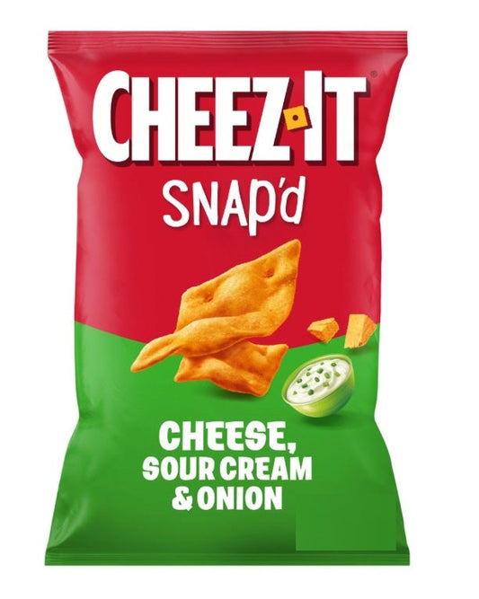 Cheez-It Snap'd Cheddar Sour & Cream Baked Snacks 212g (Best Before : 23 Feb 2026)