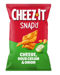 Cheez-It Snap'd Cheddar Sour & Cream Baked Snacks 212g (Pack of 3) (Best Before : 18 Nov 2025)