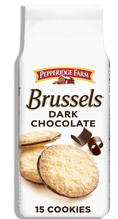 Pepperidge Farm Brussels Dark chocolate Distinctive Cookies 149g (Best Before : May 2026)