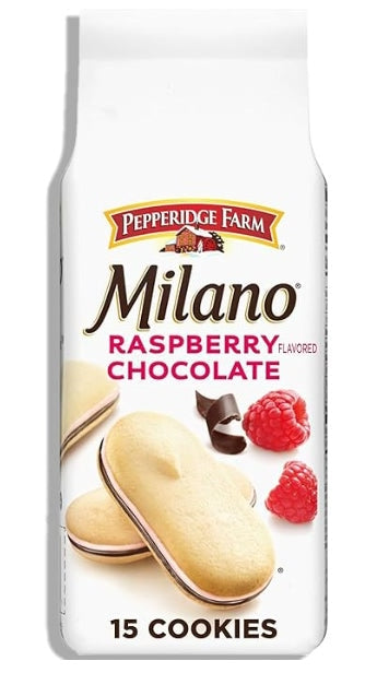 Pepperidge Farm Milano Raspberry Chocolate Distinctive Cookies 198g (Best Before : 25 Sep 2026)