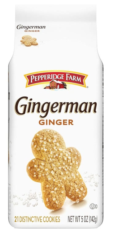 Pepperidge Farm Gingerman Distinctive Cookies 142g (Best Before Date:- Oct/2026)