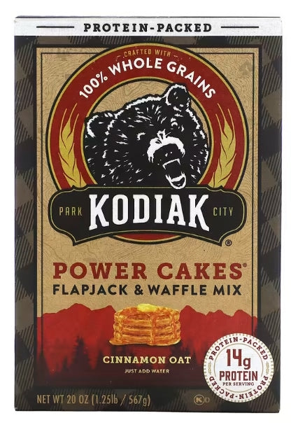 Kodiak Power Cakes Flapjack & Waffle Mix Cinnamon Oat 567g (Best Before : 26 March 2026)