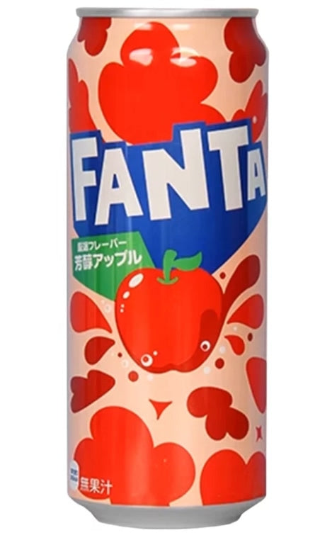 Japanese Fanta Red Apple 500ml Cans (BBD : 04 April 2025)