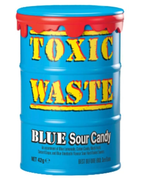Toxic Waste Drum Hard Candy - The Hazardously Sour Challenge!