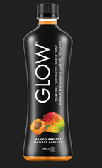 Glow Energy Drink 500ml - Refreshing Energy Boost! Vegan | Gluten Free | Non GMO | Choose Your Flavour & Size