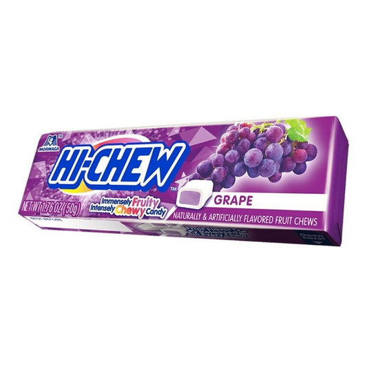 Hi-Chew Fruity Chewy Candy Grape Flavour (15 x 50g)