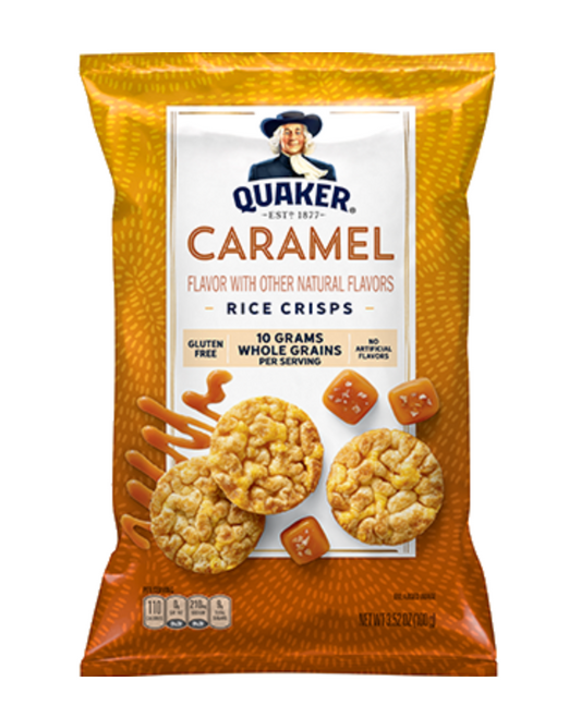 Quaker Mini Rice Caramel 100g(Best Before Date13/08/2024)
