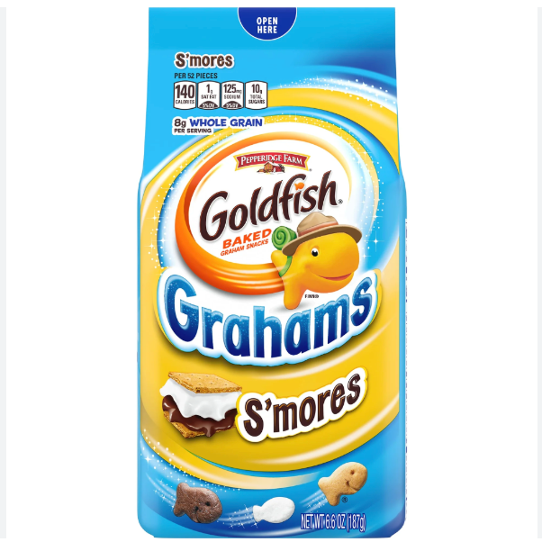 (Best Before Clearance Offer) Pepperidge Farms Goldfish Baked Snack Crackers 187g Cheese No Artificial Flavours | Choose Your Flavour & Size