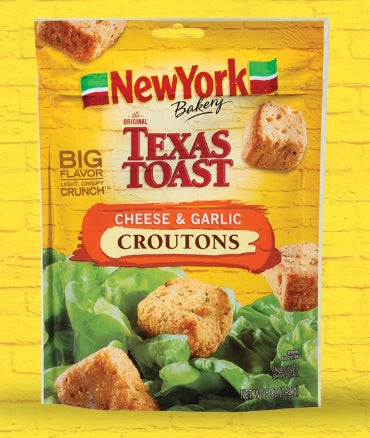 New York Bakery Texas Toast Croutons 142g | Cheese & Garlic Flavour