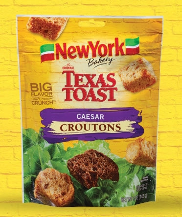 New York Bakery Texas Toast Croutons 142g | Caesar Flavour