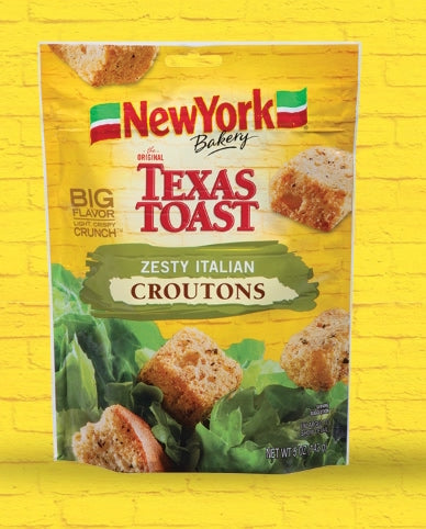 New York Bakery Texas Toast Croutons Zesty Italian 142g