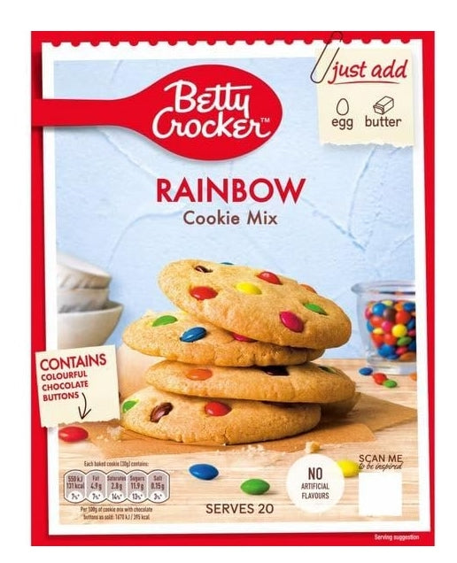 Betty Crocker (EU) Rainbow Cookie Mix (Best Before 05/2026)