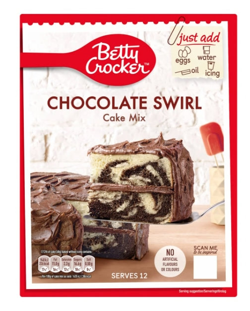 Betty Crocker (EU) Chocolate Swirl Cake Mix