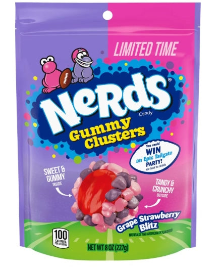 (Clearance Sale)Nerds Gummy Clusters Peg Bag – Choose Your Flavour and Chew the Rainbow!