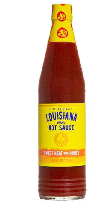Louisiana Brand Sweet heat with Honey Hot Sauce 177ml (Best Before Date:- 28/Oct/2026)