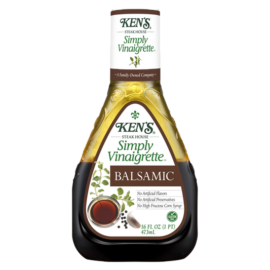 Ken's Steak House Simply Vinaigrette Balsamic Dressing 473ml (Best Before : 11 Nov 2025)