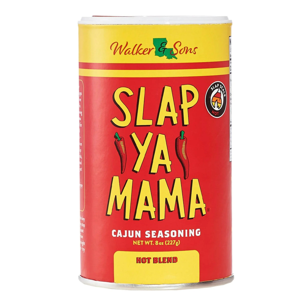 Slap Ya Mama Hot Blend Cajun Seasoning 226g (Container Squashed)