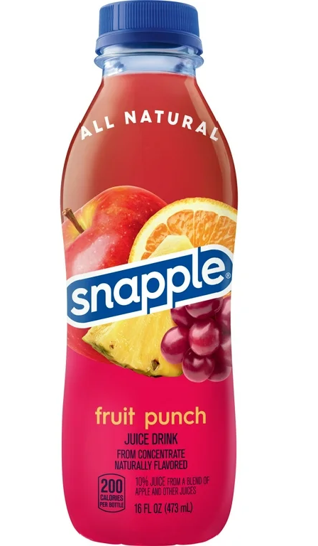 Snapple Fruit Punch Flavoured Juice Drink 473ml (Best Before Date:- 14/July/2025)