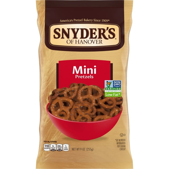 Snyder's of Hanover Mini Pretzels 255g (Best Before Date 01/03/2025)