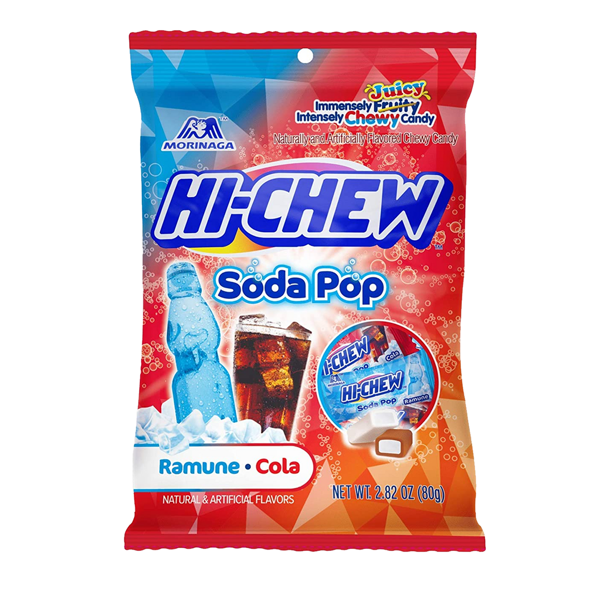 Hi-Chew Bag Soda Pop Chewy Candy 80g