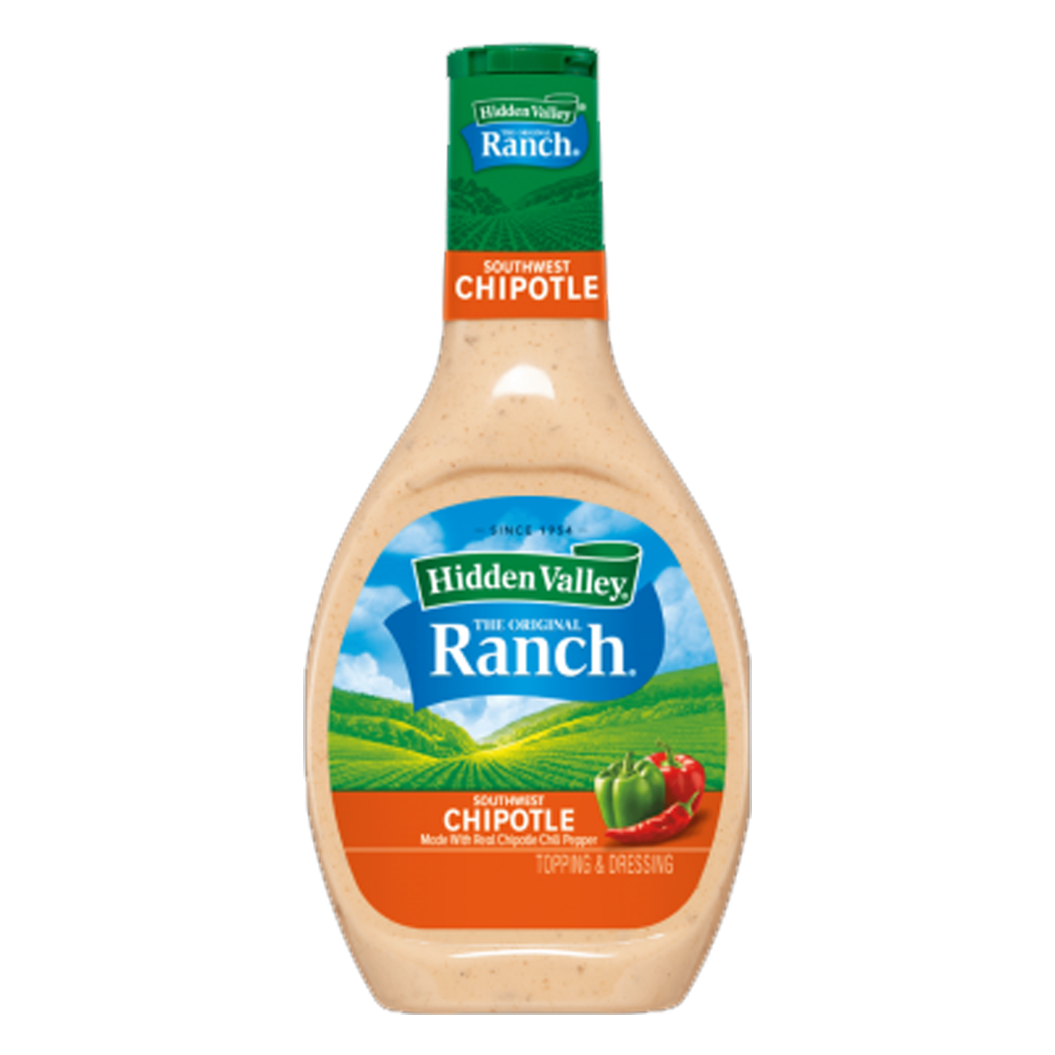 Hidden Valley Original Ranch Southwest Chipotle Topping & Dressing 473ml
