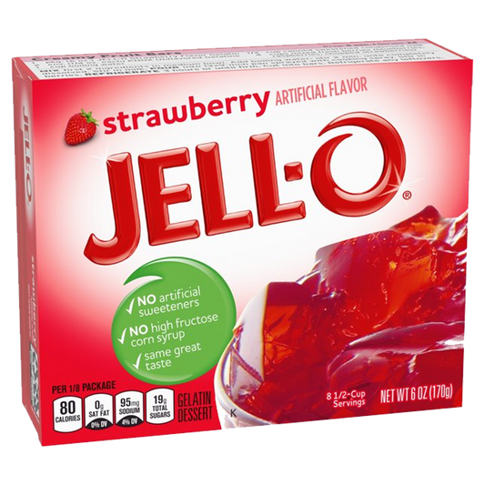 Jell-O Strawberry Gelatin Dessert Mix 85g
