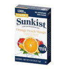 Singles To Go Sunkist Orange Peach Mango Drink Mix 21.3g (6 Sticks)