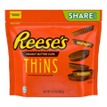 Reese's Thins Milk Chocolate & Peanut Butter Cups Bag 208g (Best Before : October 2025)