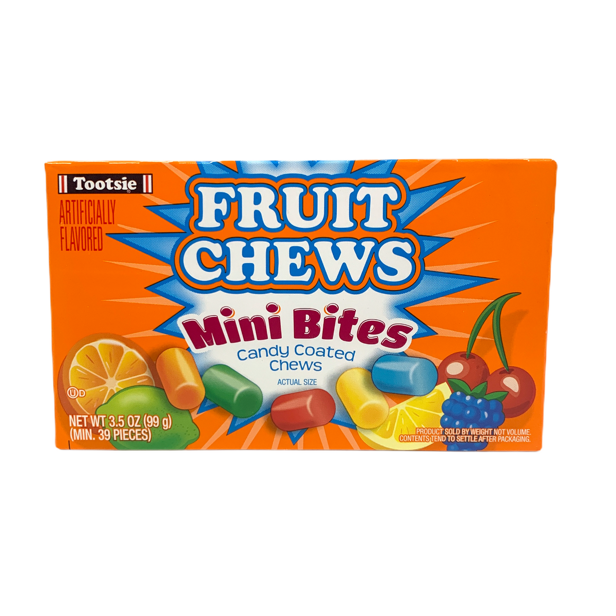 Tootsie Fruit Chews Mini Bites Candy Coated Chews 99g(BBD DEC 2026)