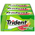 Trident Watermelon Twist Sugar Free Gum (12 Pack) (Best Before : 24 July 2026)