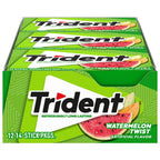 Trident Watermelon Twist Sugar Free Gum (12 Pack) (Best Before : 24 July 2026)