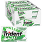 Trident White Spearmint Sugar Free Gum, 16 Count (Pack of 9 )
