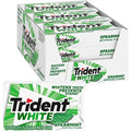 Trident White Spearmint Sugar Free Gum 16 Pieces