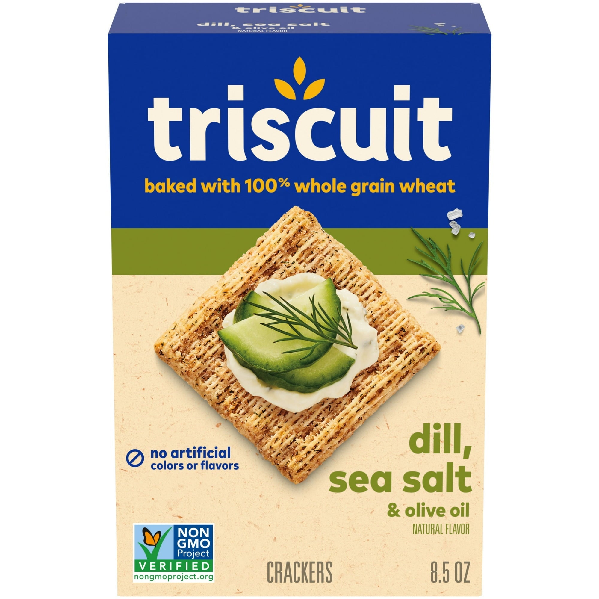 Triscuit Dill, Sea Salt, & Olive Oil 240g (Best Before : Aug 2026)