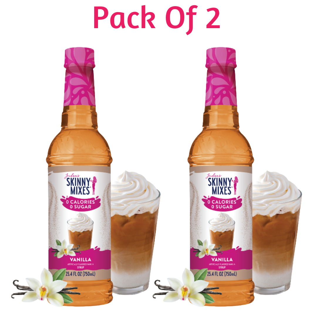 Sugar Free Vanilla Syrup (Pack Of 2 Bundle)