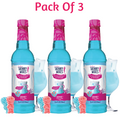Sugar Free Genie™- Sugar Free Sour Blue Raspberry Syrup (Pack Of 3 Bundle)
