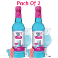 Sugar Free Genie™- Sugar Free Sour Blue Raspberry Syrup (Pack Of 2 Bundle)
