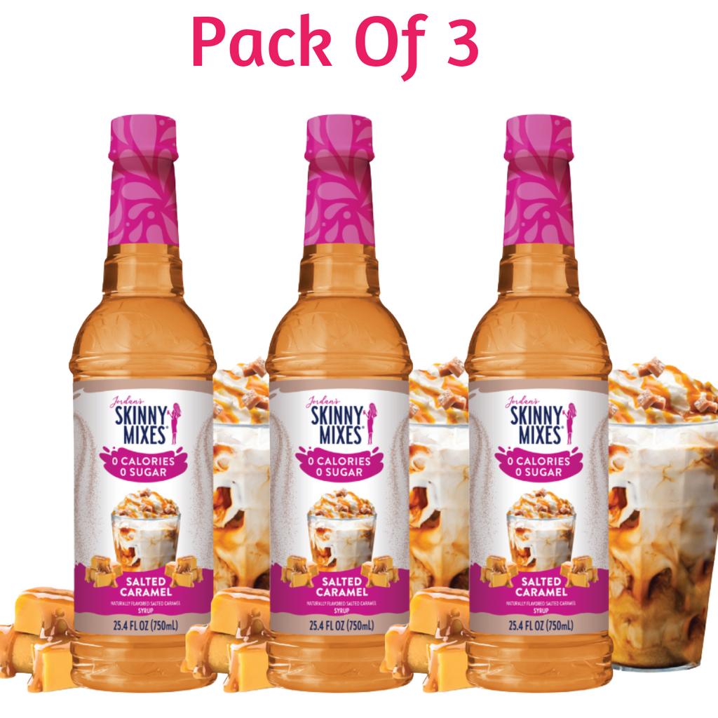 Sugar Free Salted Caramel Syrup (Pack Of 3 Bundle)