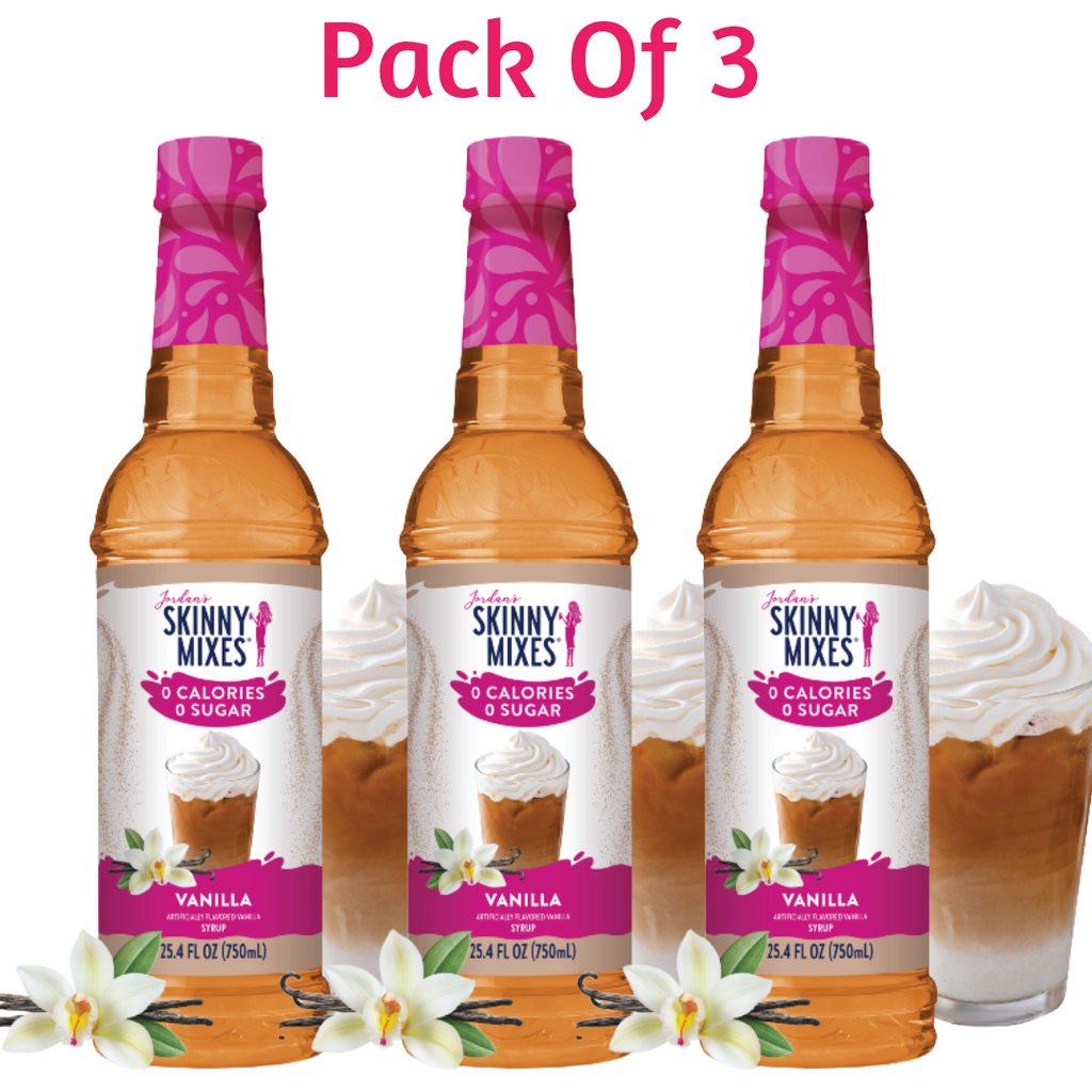 Sugar Free Vanilla Syrup (Pack Of 3 Bundle)