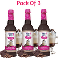Sugar Free Salted Dark Chocolate Espresso Syrup (Pack Of 3 Bundle)