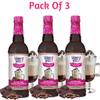 Sugar Free Salted Dark Chocolate Espresso Syrup (Pack Of 3 Bundle)