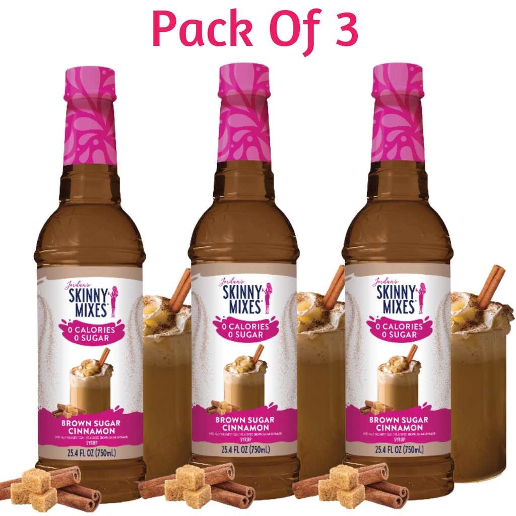 Sugar Free Brown Sugar Cinnamon Syrup (Pack Of 3 Bundle)