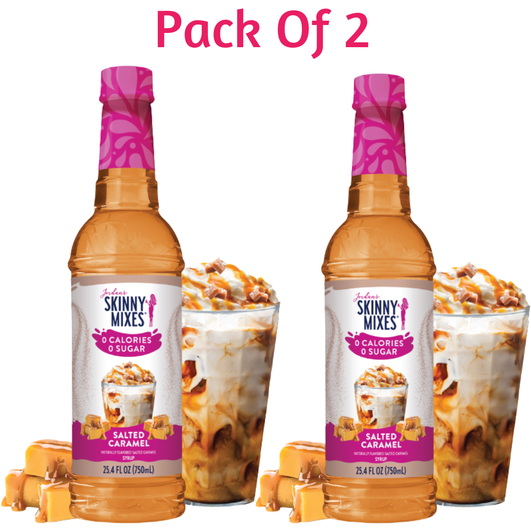 Sugar Free Salted Caramel Syrup (Pack Of 2 Bundle)