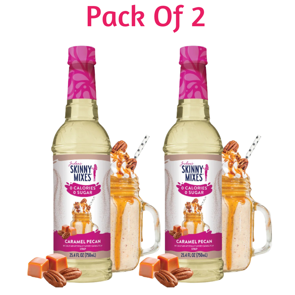 Sugar Free Caramel Pecan Syrup (Pack Of 2 Bundle)