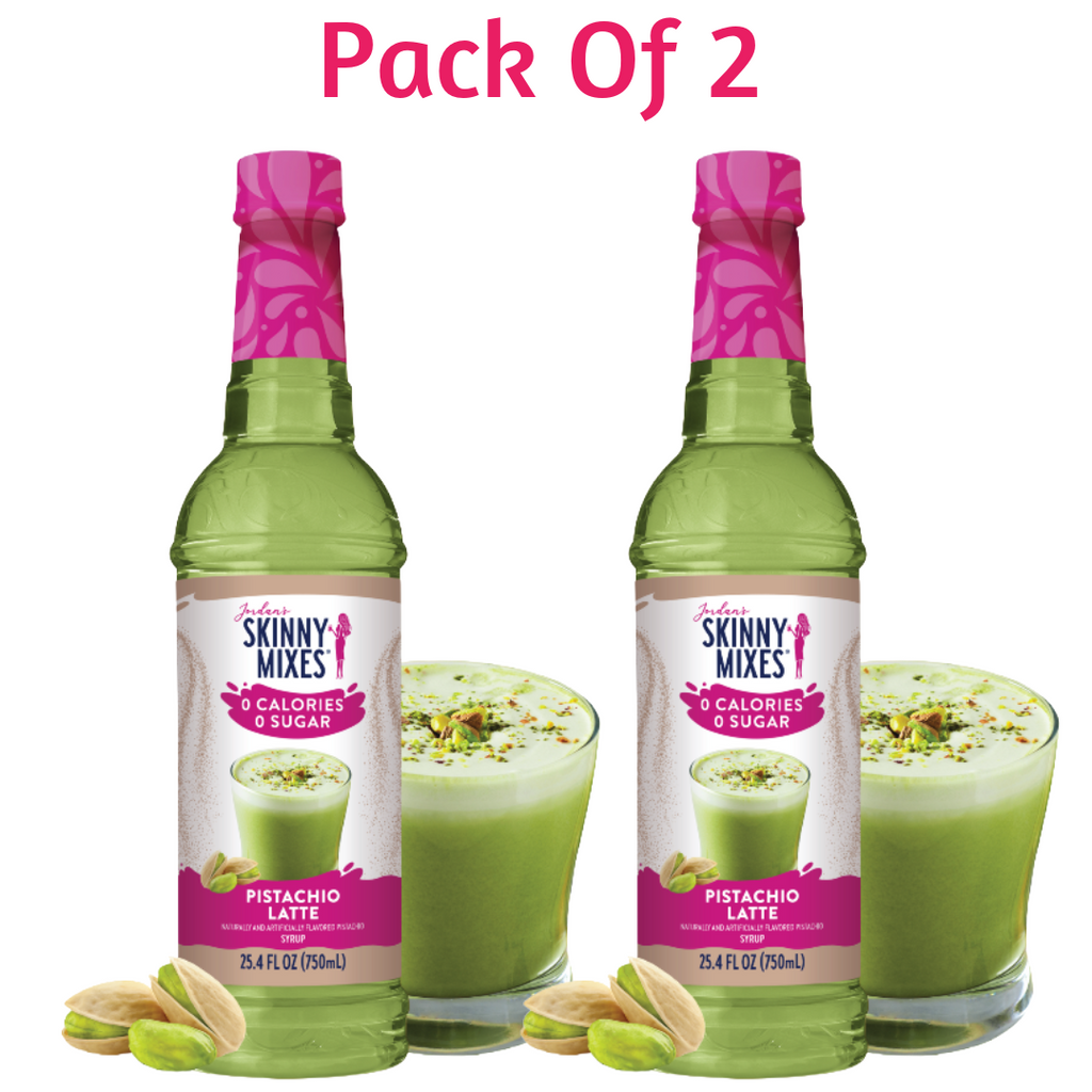 Sugar Free Pistachio Latte Syrup (Pack Of 2 Bundle)