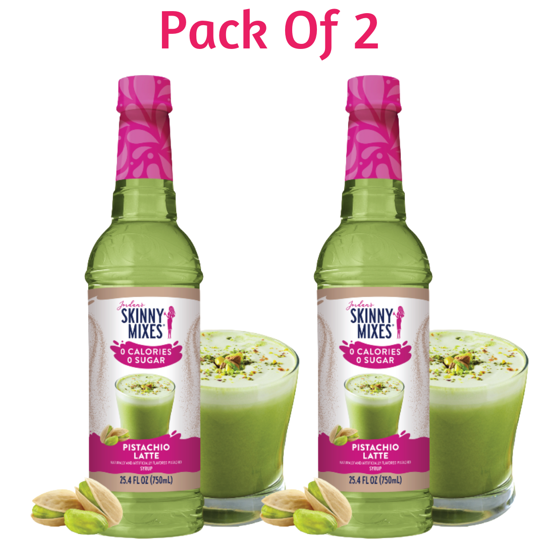 Sugar Free Pistachio Latte Syrup (Pack Of 2 Bundle)