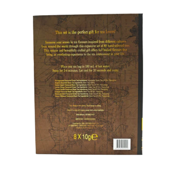 Teas of The World 80ct | Global Tea Assortment Gift