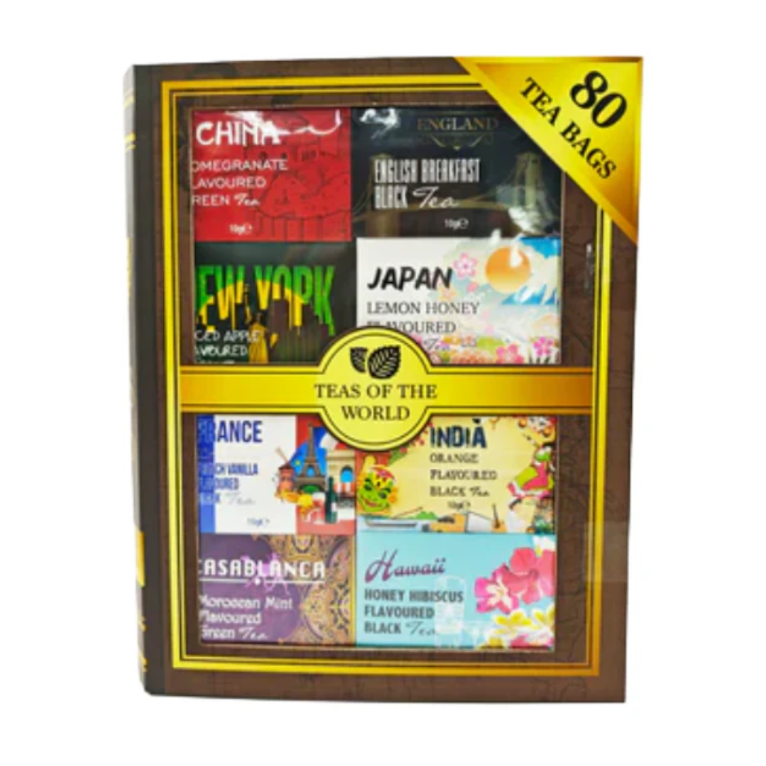 Teas of The World 80ct | Global Tea Assortment Gift