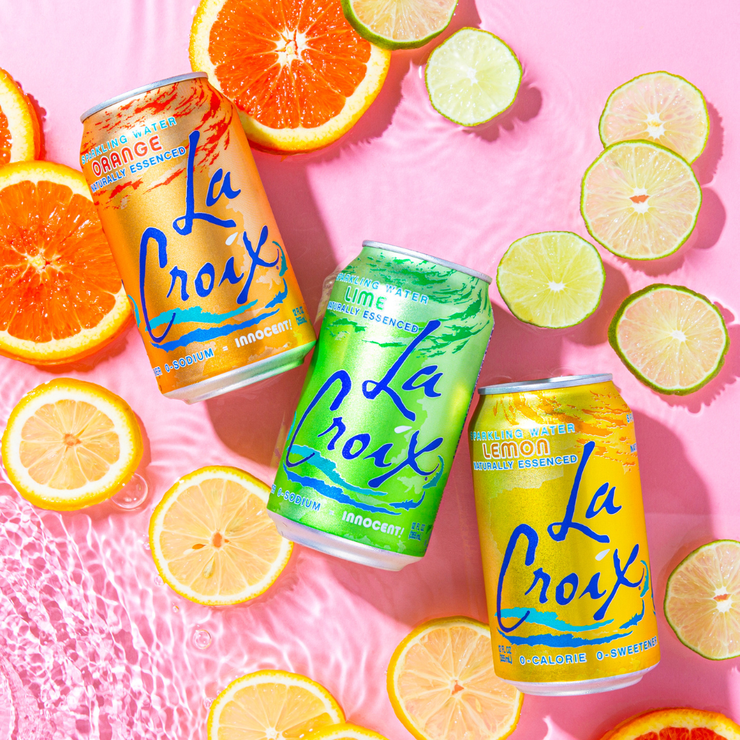 La Croix Sparkling Water 355mL | Naturally Essenced, 0 Calories, 0 Sweetener, 0 Sodium