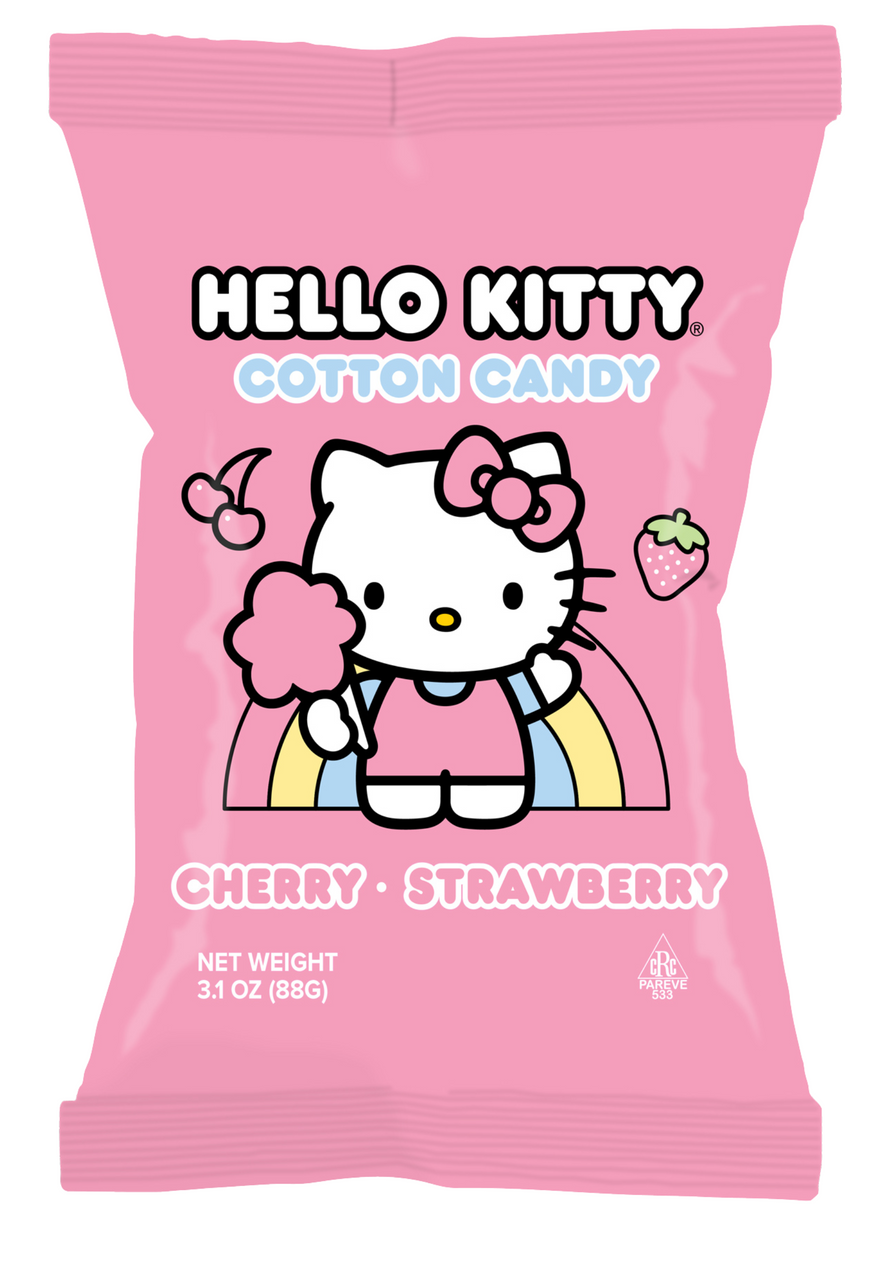 Hello Kitty Cotton Candy Cherry & Strawberry 88g